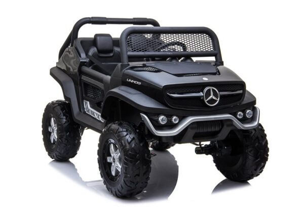 Licencirani auto na akumultor Mercedes Unimog – crni - Image 7