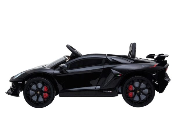 Licencirani auto na akumulator Lamborghini Aventador - crni - Image 4