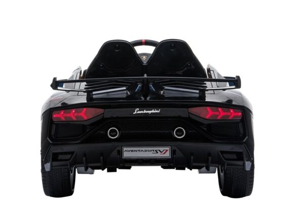 Licencirani auto na akumulator Lamborghini Aventador - crni - Image 6