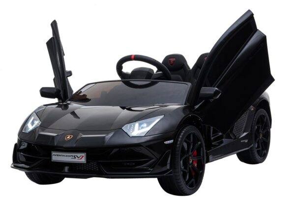 Licencirani auto na akumulator Lamborghini Aventador - crni - Image 7