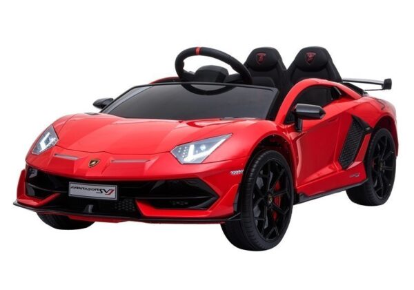 Licencirani auto na akumulator Lamborghini Aventador - crveni - Image 3