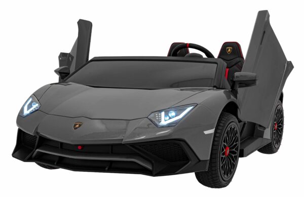 Licencirani auto na akumulator Lamborghini Aventador SV STRONG - dvosjed - sivi