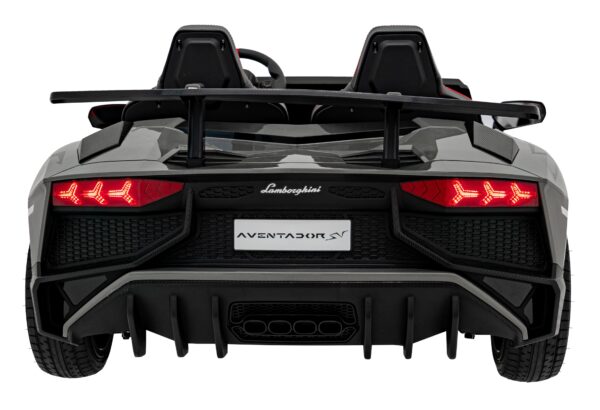 Licencirani auto na akumulator Lamborghini Aventador SV STRONG - dvosjed - sivi - Image 5