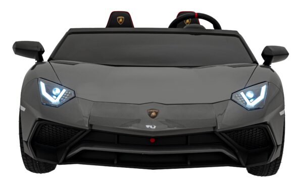 Licencirani auto na akumulator Lamborghini Aventador SV STRONG - dvosjed - sivi - Image 9