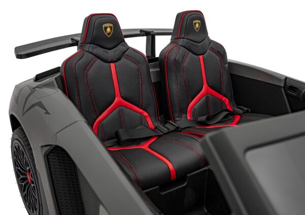 Licencirani auto na akumulator Lamborghini Aventador SV STRONG - dvosjed - sivi - Image 11