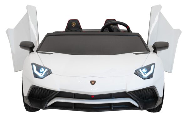 Licencirani auto na akumulator Lamborghini Aventador SV STRONG - dvosjed - bijeli - Image 2