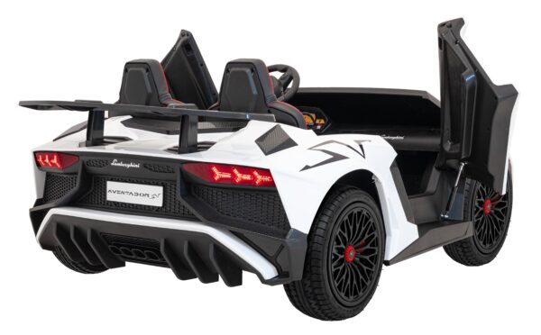 Licencirani auto na akumulator Lamborghini Aventador SV STRONG - dvosjed - bijeli - Image 8