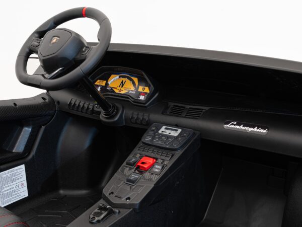 Licencirani auto na akumulator Lamborghini Aventador SV STRONG - dvosjed - bijeli - Image 9