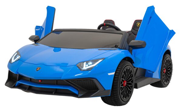 Licencirani auto na akumulator Lamborghini Aventador SV STRONG - dvosjed - plavi - Image 5