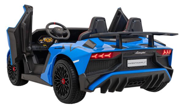 Licencirani auto na akumulator Lamborghini Aventador SV STRONG - dvosjed - plavi - Image 7