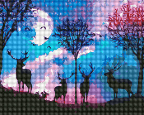 Diamond Mosaic Set 40x50cm Fairy Tale Forest - Image 2