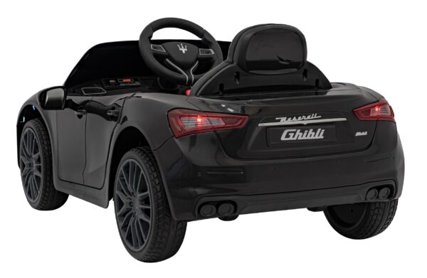 Licencirani auto na akumulator Maserati Ghibli S - crni - Image 6