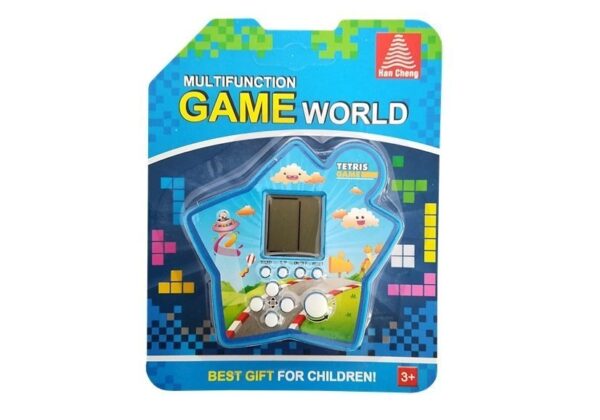 Brick Game Electronic Tetris Portable Star Blue - Image 2