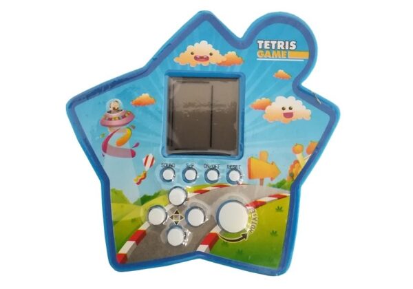 Brick Game Electronic Tetris Portable Star Blue - Image 3