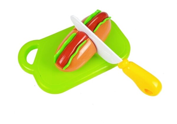 Hot-Dog Set for Cutting Indredients in a Basket - Image 7