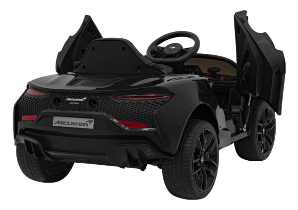 Licencirani auto na akumulator Mclaren Artura 4x4 - crni - Image 3