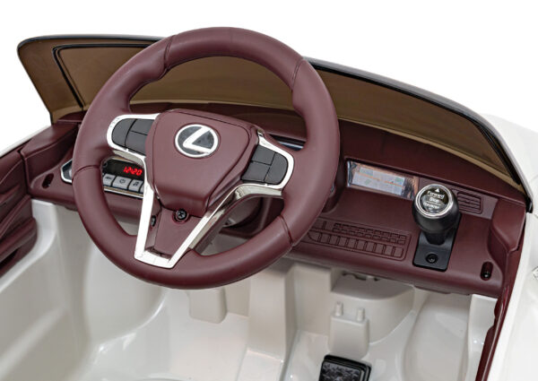 Licencirani auto na akumulator Lexus LC500 - bijeli - Image 8