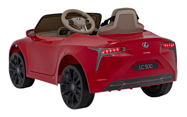 Licencirani auto na akumulator Lexus LC500 - crveni - Image 2