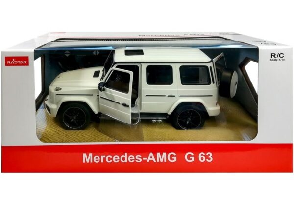 R/C Car Mercedes G63 Radio Control Rastar White - Image 9