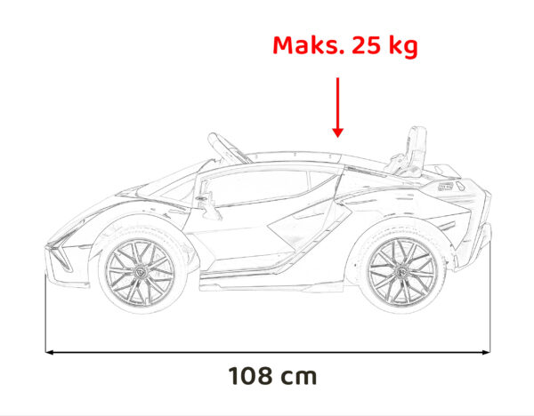 Licencirani auto na akumulator Lamborghini SIAN 4x4 - zeleni - Image 28