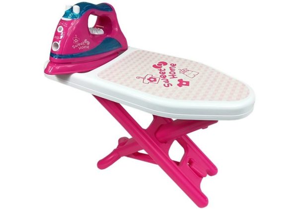 Pink Iron Ironing Set Ironing Board Hangers - Slika 2