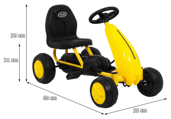 Go-kart for The Youngest - žuti - Image 2