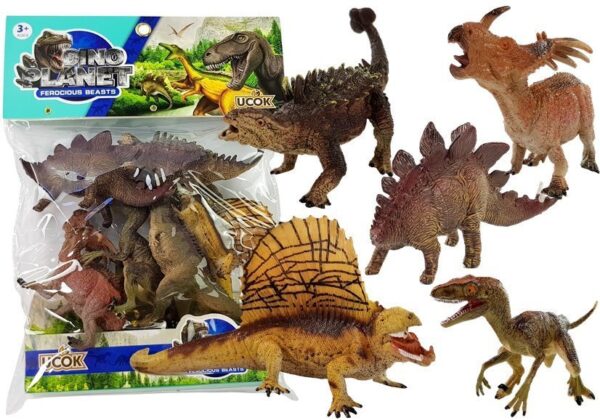 Animal Figures Set Dinosaurs 6 pcs