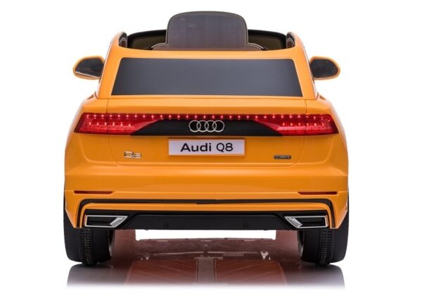 Licencirani auto na akumulator Audi Q8 - žuti - Image 6