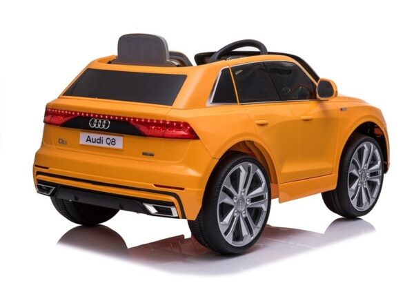 Licencirani auto na akumulator Audi Q8 - žuti - Image 7