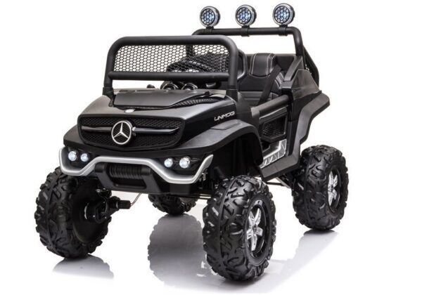 Electric Ride On Mercedes Unimog S Painted Black - Image 5