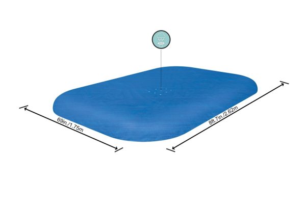 Pool cover 262x175x51 cm BESTWAY - Image 7