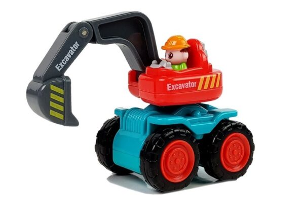 Construction Toy For A Toddler Concrete Mixer Excavator - Image 2