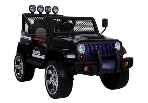 Auto na akumulator S2388 Jeep 4x4 - crni