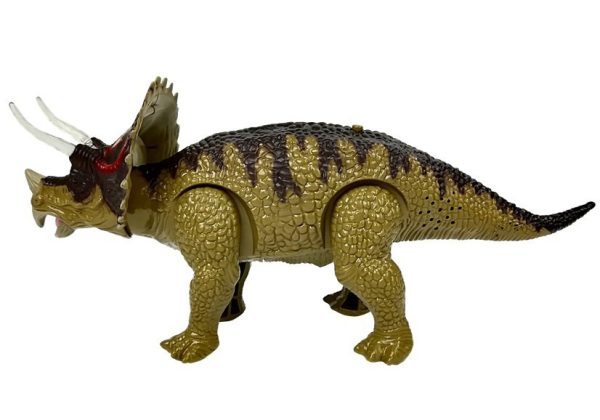 Dinosaur Triceratops Rex Battery Operated Green - Slika 3