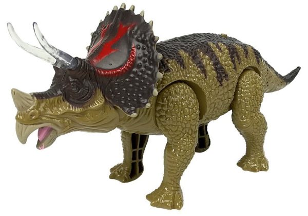 Dinosaur Triceratops Rex Battery Operated Green - Slika 2