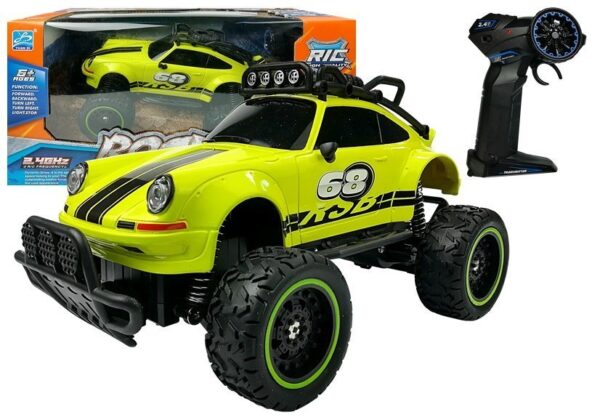 Auto na daljinsko upravljanje Off-road R/C Beetle  - zeleni