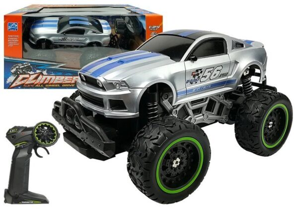 Auto na daljinsko upravljanje  Off-road R/C High Wheels - sivi