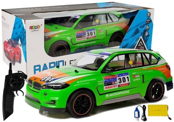 Auto na daljinsko upravljanje Sports Car R/C 1:10 2.4G Green - zeleni