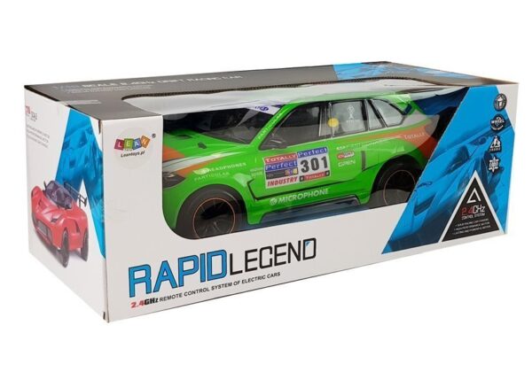 Auto na daljinsko upravljanje Sports Car R/C 1:10 2.4G Green - zeleni - Image 5