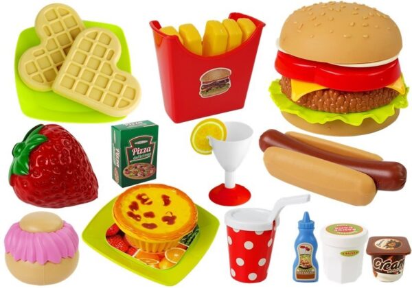 Fast Food Hamburger Set - Image 2