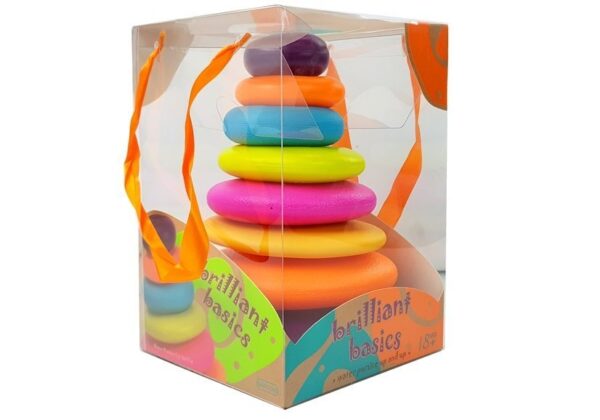 A pyramid of colorful hoops for a baby - Image 6