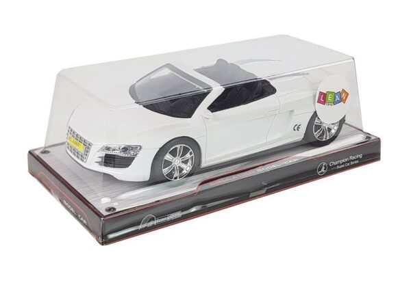 Toy Car with Pulling Cabriolet White 1:18 - Image 4