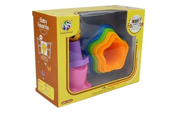 Pyramid Cups for Babies Asterisks - Image 5