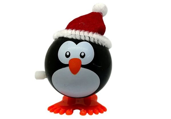 Set of wind up Christmas toys Penguin  12 pieces reindeer Snowman Santa Claus - Image 4