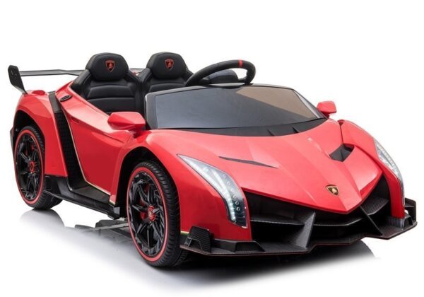 Licencirani auto na akumulator Lamborghini Veneno 4x4 + MP4 - crveni