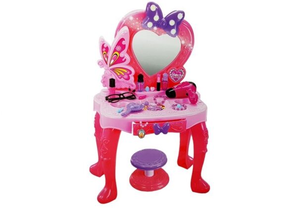 Beauty Set Dressing table for a girl with a mirror, sounds and lights - Image 2