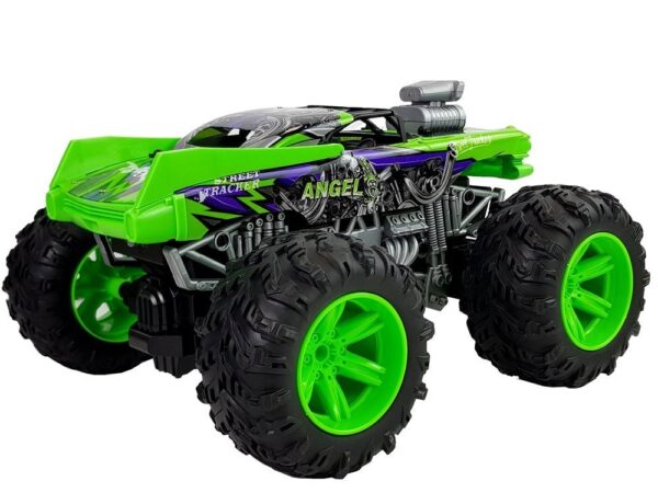 Buggy na daljinsko upravljanje 1:14 2.4G RC Big Wheels - zeleni - Image 3