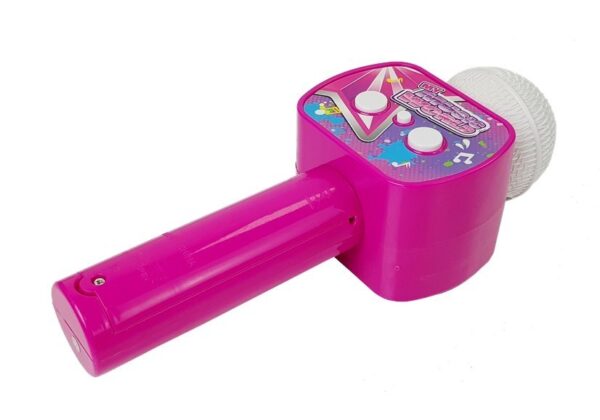 Children's Microphone Wireless Karaoke Bluetooth Speaker Pink - Image 3