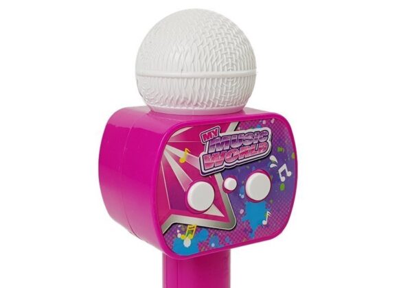 Children's Microphone Wireless Karaoke Bluetooth Speaker Pink - Image 4