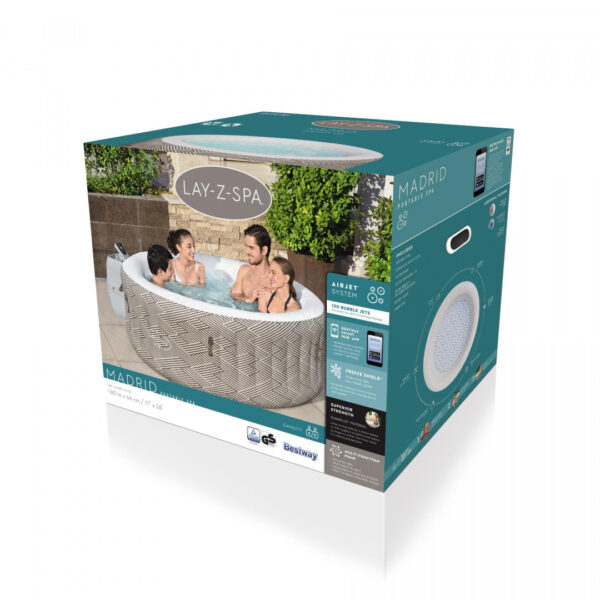 Lay-Z-Spa Madrid Jacuzzi BESTWAY - Image 11